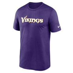 Minnesota Vikings Primetime Legend Wordmark Performance T-Shirt Purple - Nike