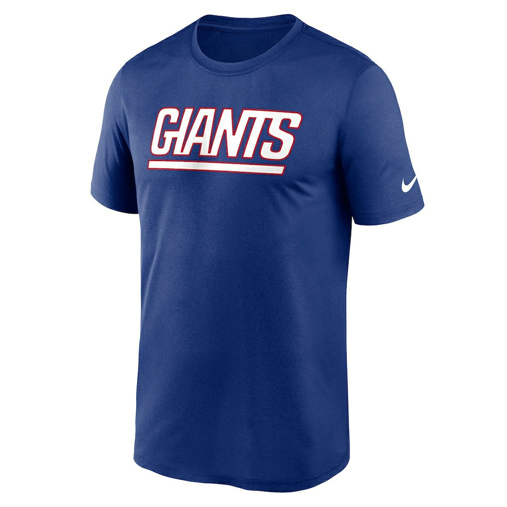 New York Giants Primetime Legend Wordmark Performance T-Shirt Royal - Nike