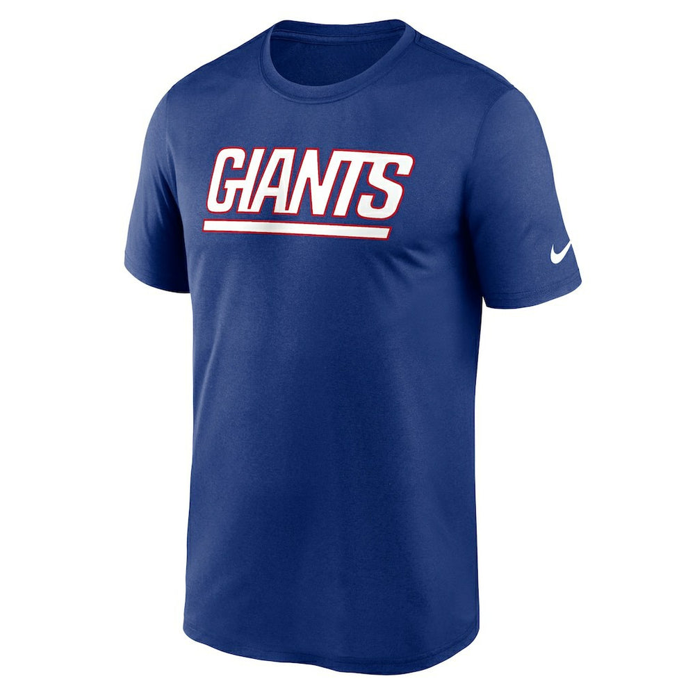 New York Giants Primetime Legend Wordmark Performance T-Shirt Royal - Nike