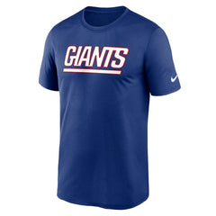 New York Giants Primetime Legend Wordmark Performance T-Shirt Royal - Nike