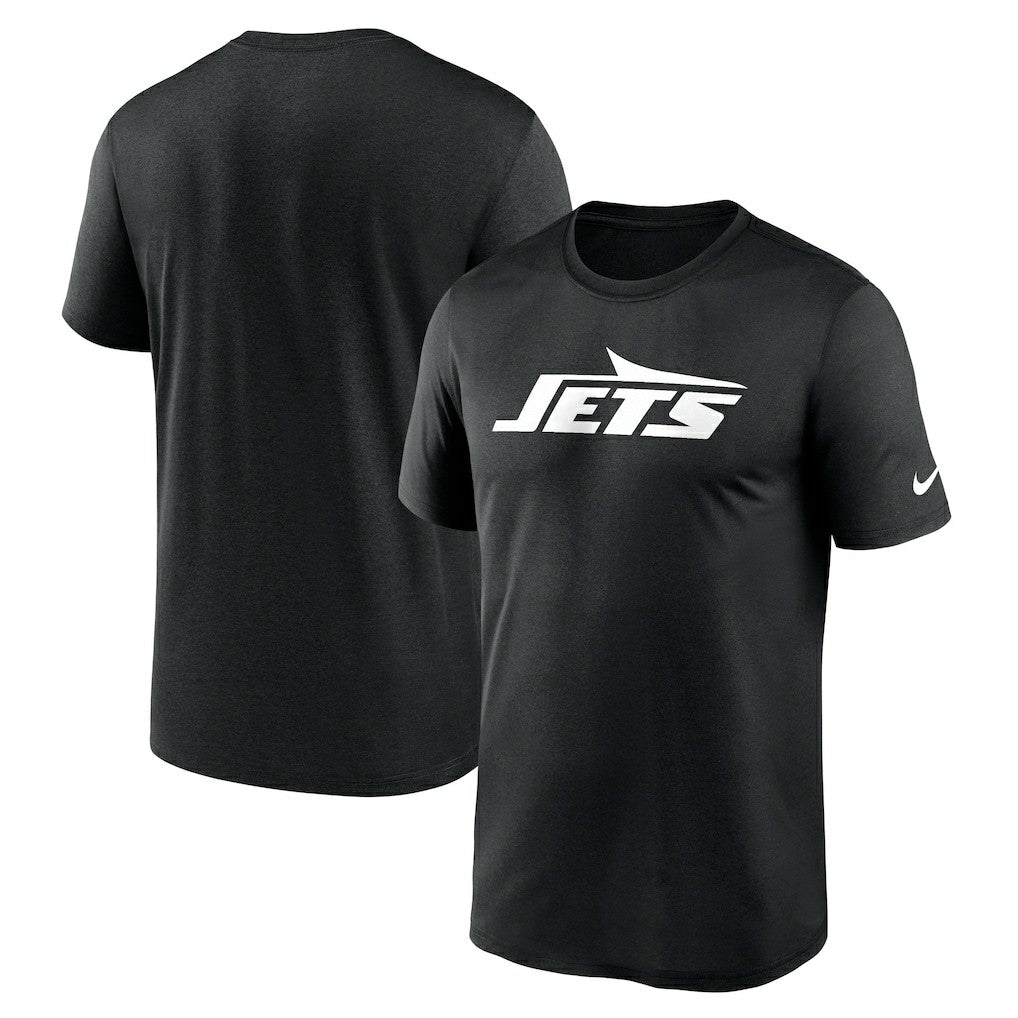New York Jets Primetime Legend Wordmark Performance T-Shirt Black - Nike