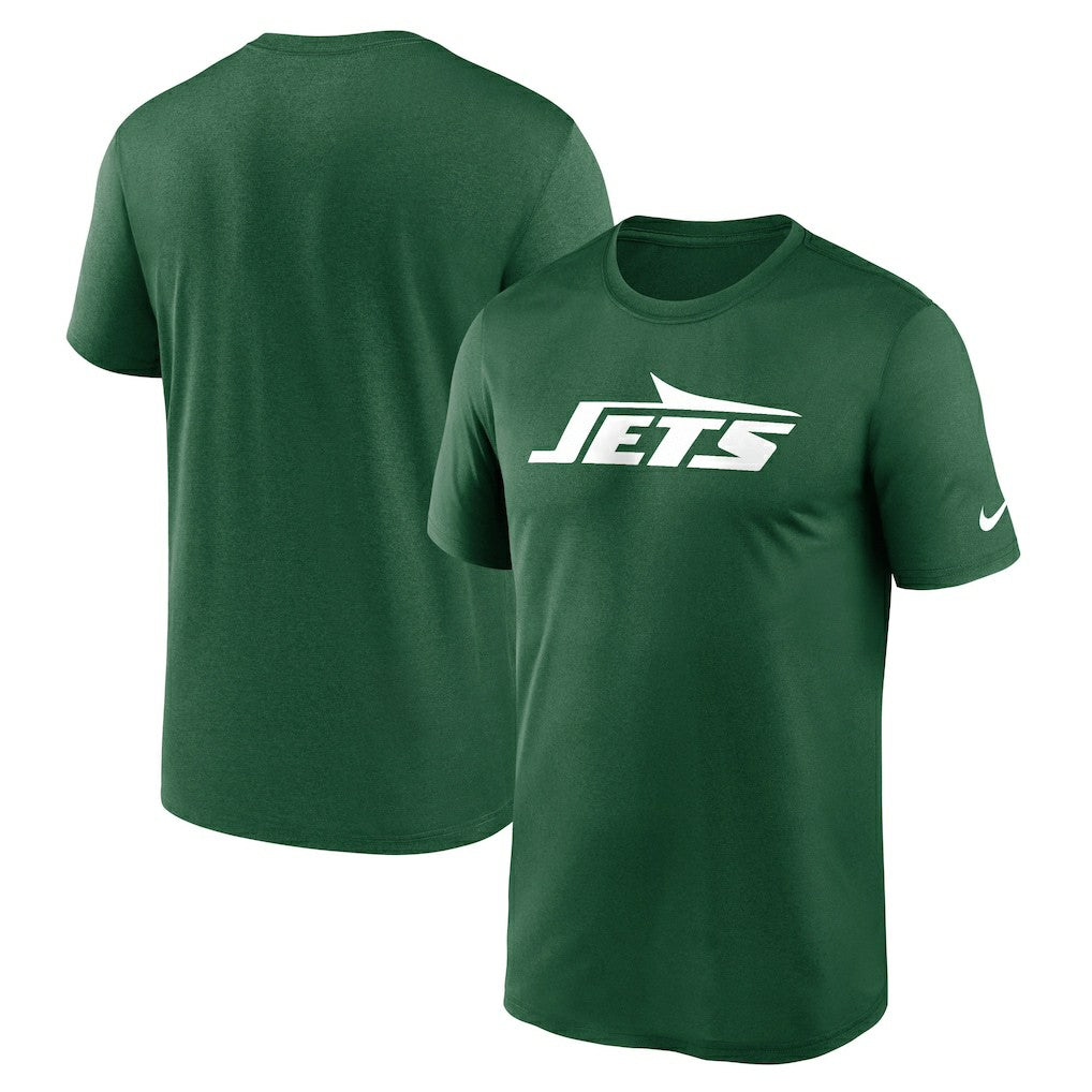 New York Jets Primetime Legend Wordmark Performance T-Shirt Green - Nike
