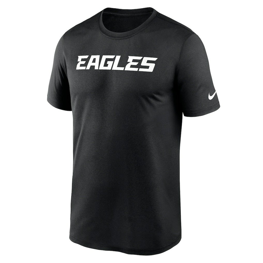 Philadelphia Eagles Primetime Legend Wordmark Performance T-Shirt Black - Nike