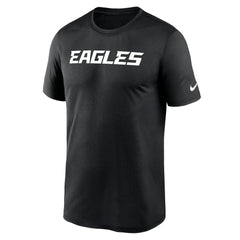 Philadelphia Eagles Primetime Legend Wordmark Performance T-Shirt Black - Nike