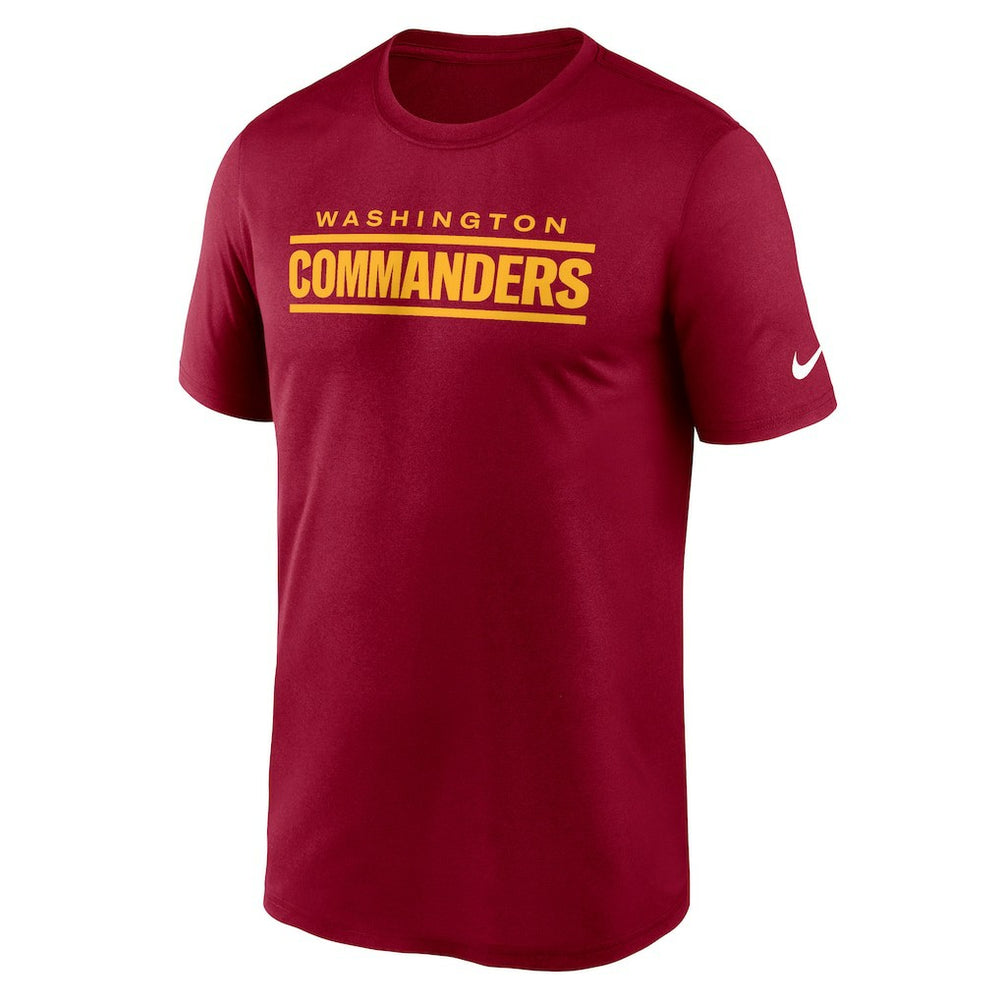 Washington Commanders Primetime Legend Wordmark Performance T-Shirt Burgundy - Nike