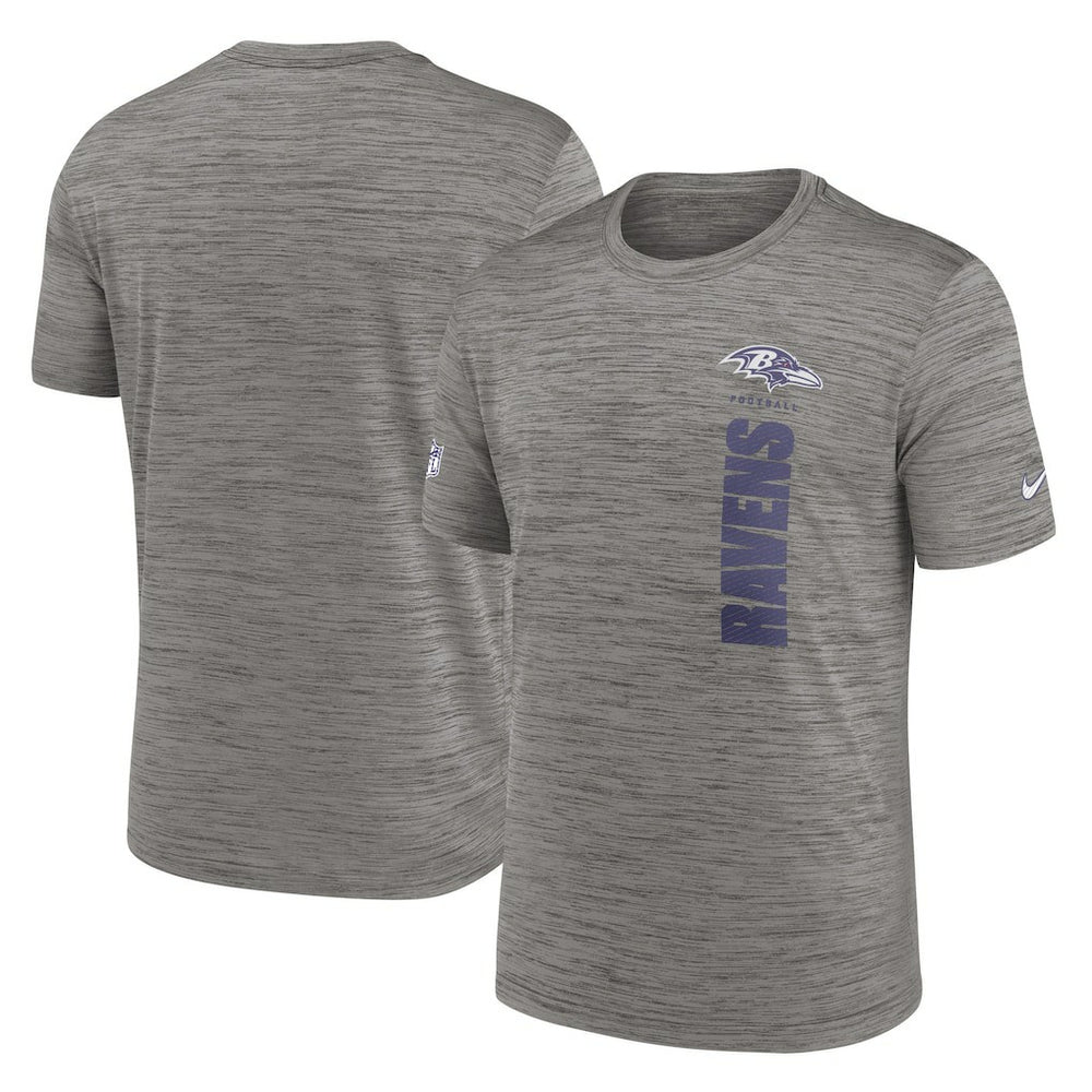 Baltimore Ravens Sideline Velocity Dri-FIT T-Shirt Gray - Nike