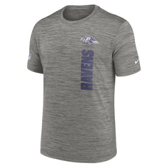 Baltimore Ravens Sideline Velocity Dri-FIT T-Shirt Gray - Nike