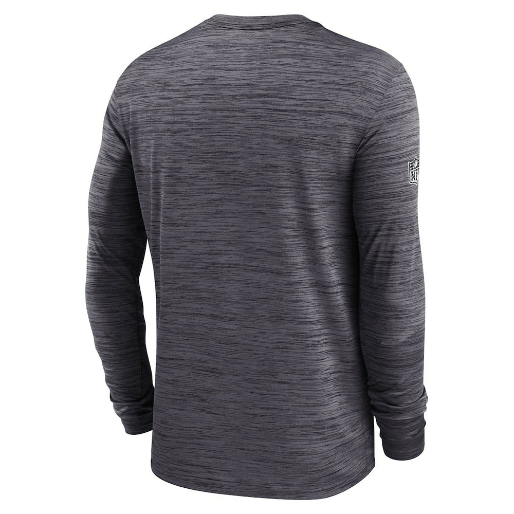 Las Vegas Raiders Sideline Velocity Dri-FIT Long Sleeve T-Shirt Black - Nike