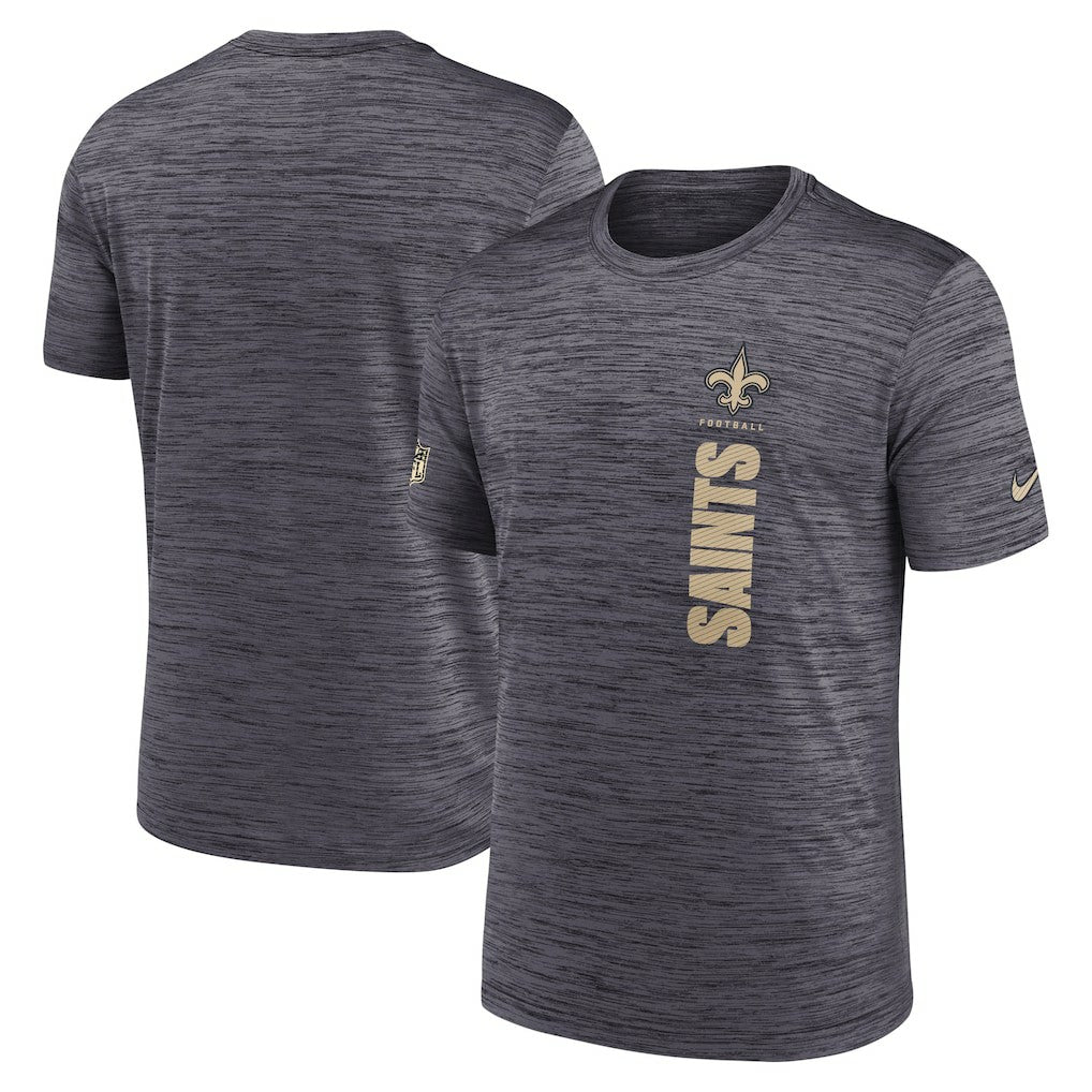 New Orleans Saints Sideline Velocity Dri-FIT T-Shirt Black - Nike
