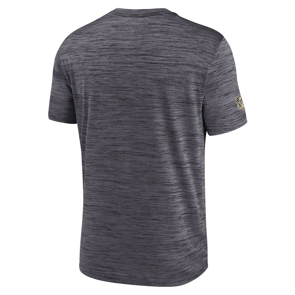 New Orleans Saints Sideline Velocity Dri-FIT T-Shirt Black - Nike