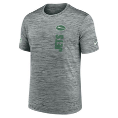 New York Jets Sideline Velocity Dri-FIT T-Shirt Gray - Nike
