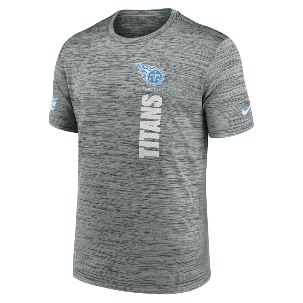 Tennessee Titans Sideline Velocity Dri-FIT T-Shirt Gray - Nike