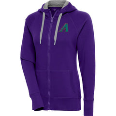 Arizona Diamondbacks Antigua Women's Cooperstown Victory Full-Zip Hoodie for sale