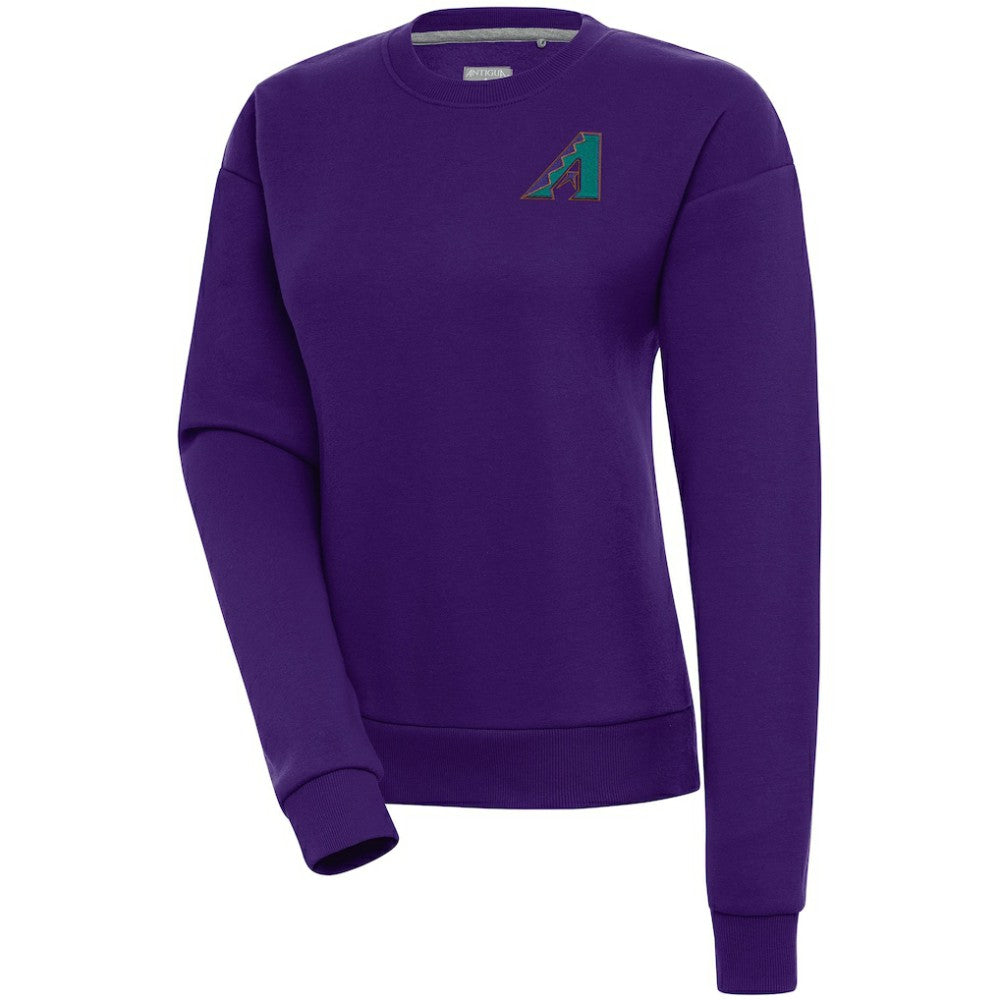 Arizona Diamondbacks Antigua Women's Cooperstown Victory Crewneck Pullover Sweatshirt Lifestyle