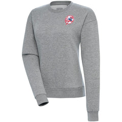New York Yankees Antigua Women's Cooperstown Victory Crewneck Pullover Sweatshirt Clearance