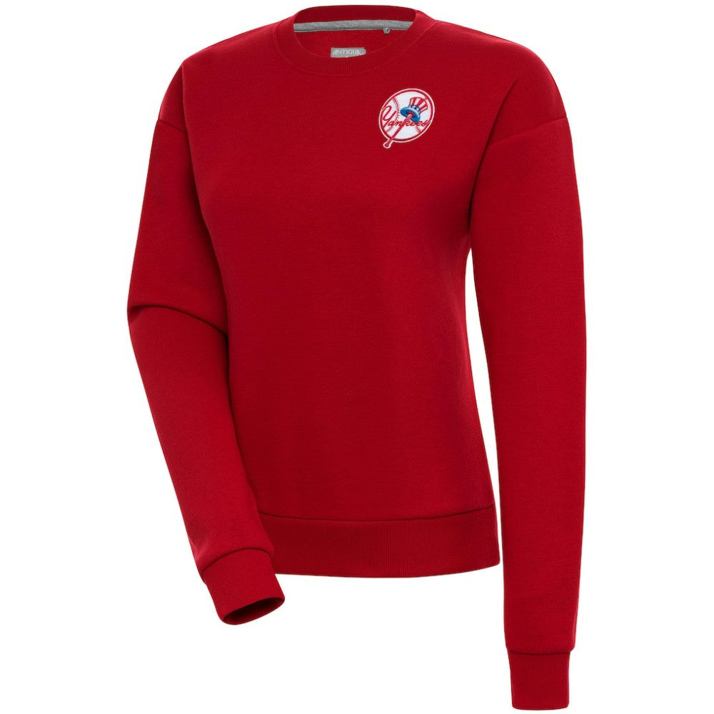 New York Yankees Antigua Women's Cooperstown Victory Crewneck Pullover Sweatshirt Near Me