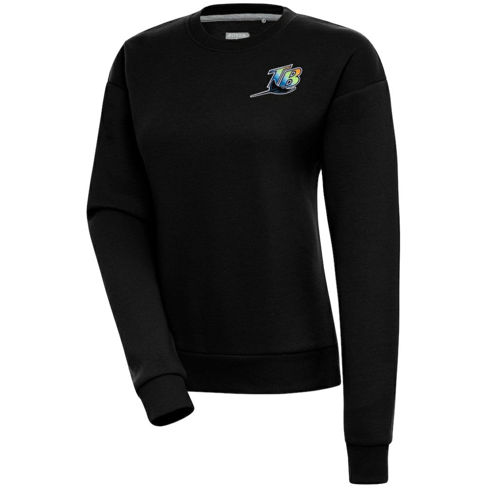 Tampa Bay Rays Antigua Women's Cooperstown Victory Crewneck Pullover Sweatshirt Near Me