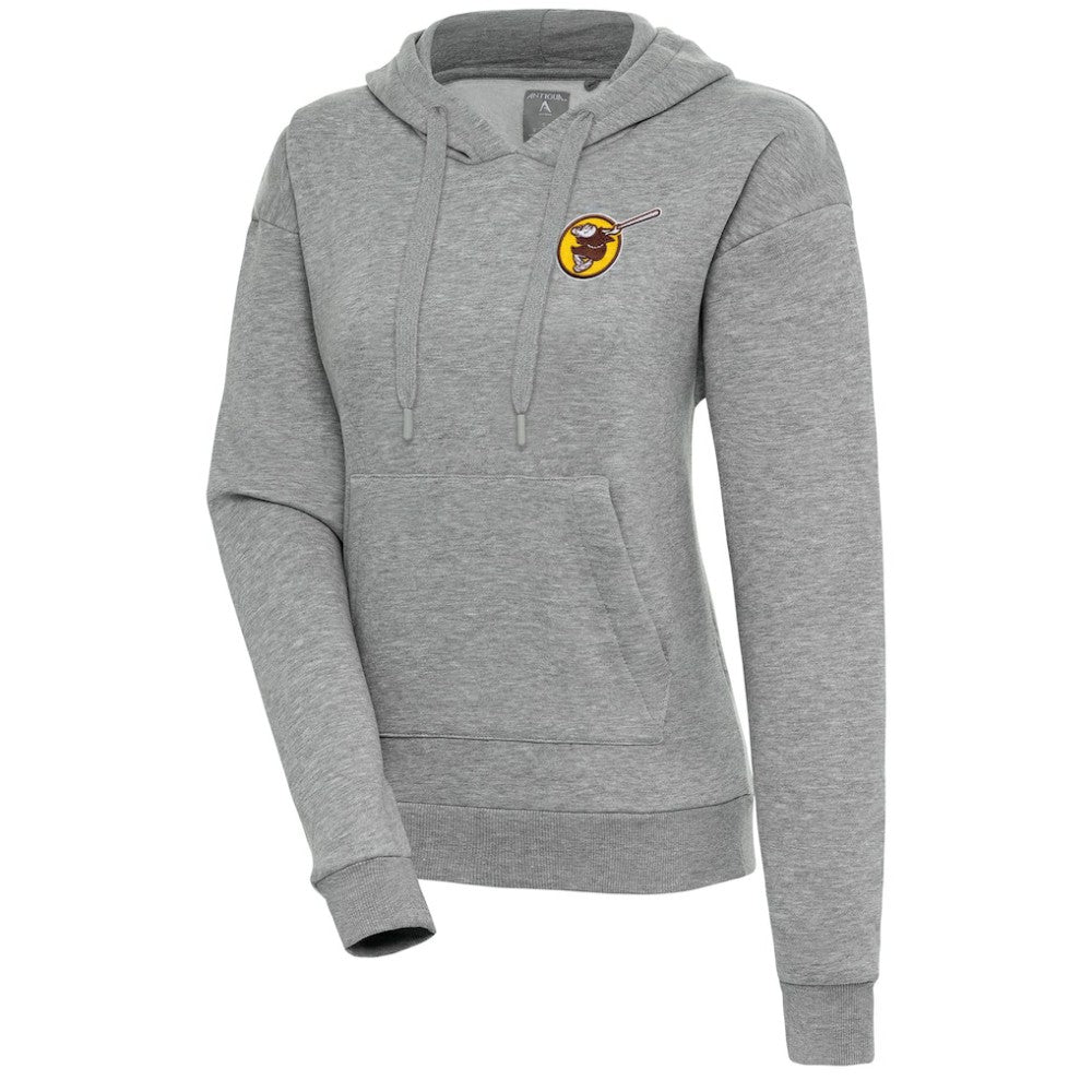 San Diego Padres Antigua Women's Cooperstown Victory Pullover Hoodie On Sale