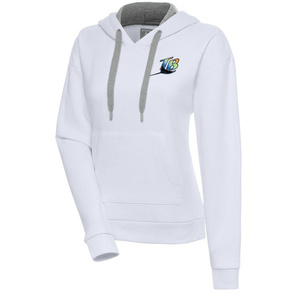 Tampa Bay Rays Antigua Women's Cooperstown Victory Pullover Hoodie for sale