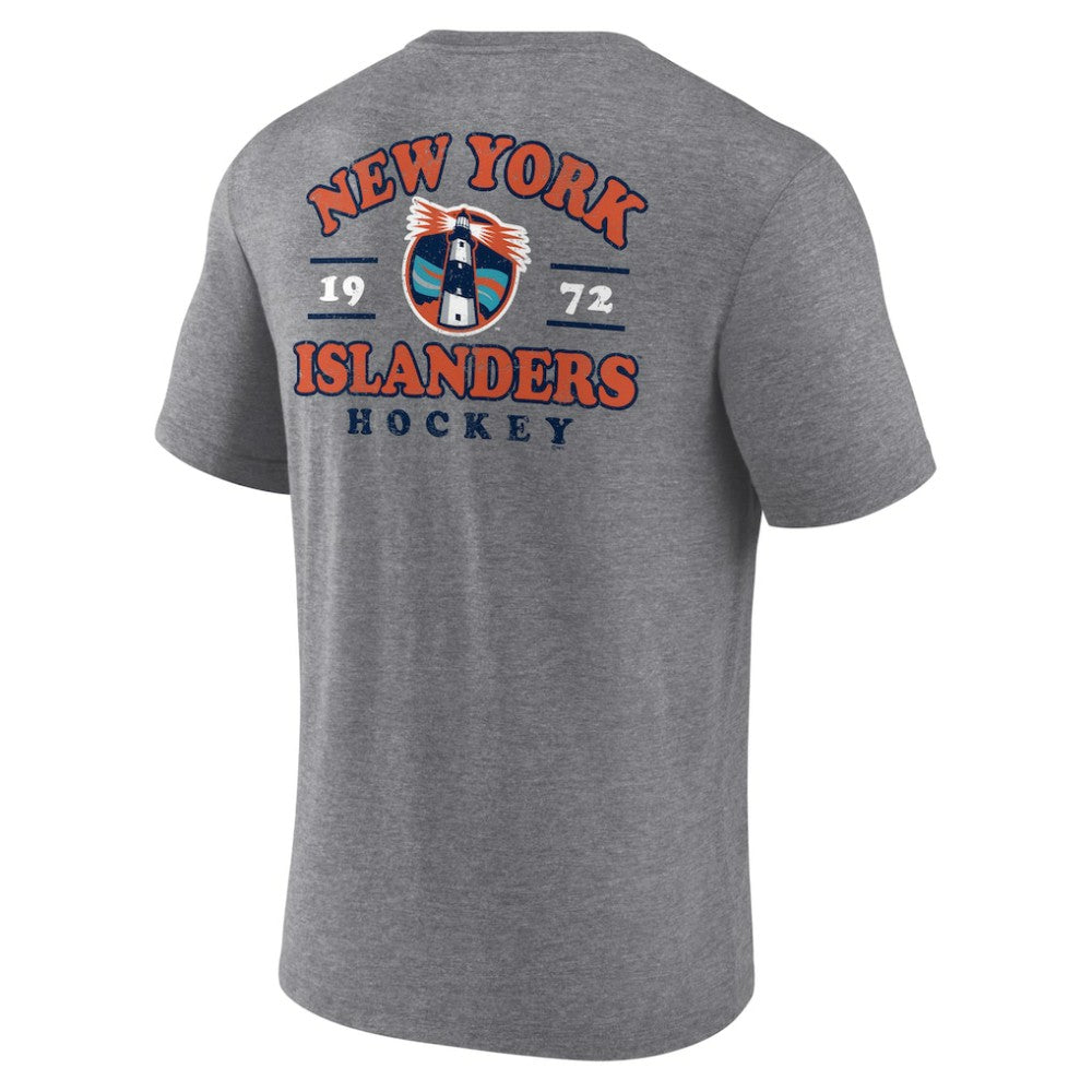 New York Islanders - Winger Tri-Blend T-Shirt Heather Gray