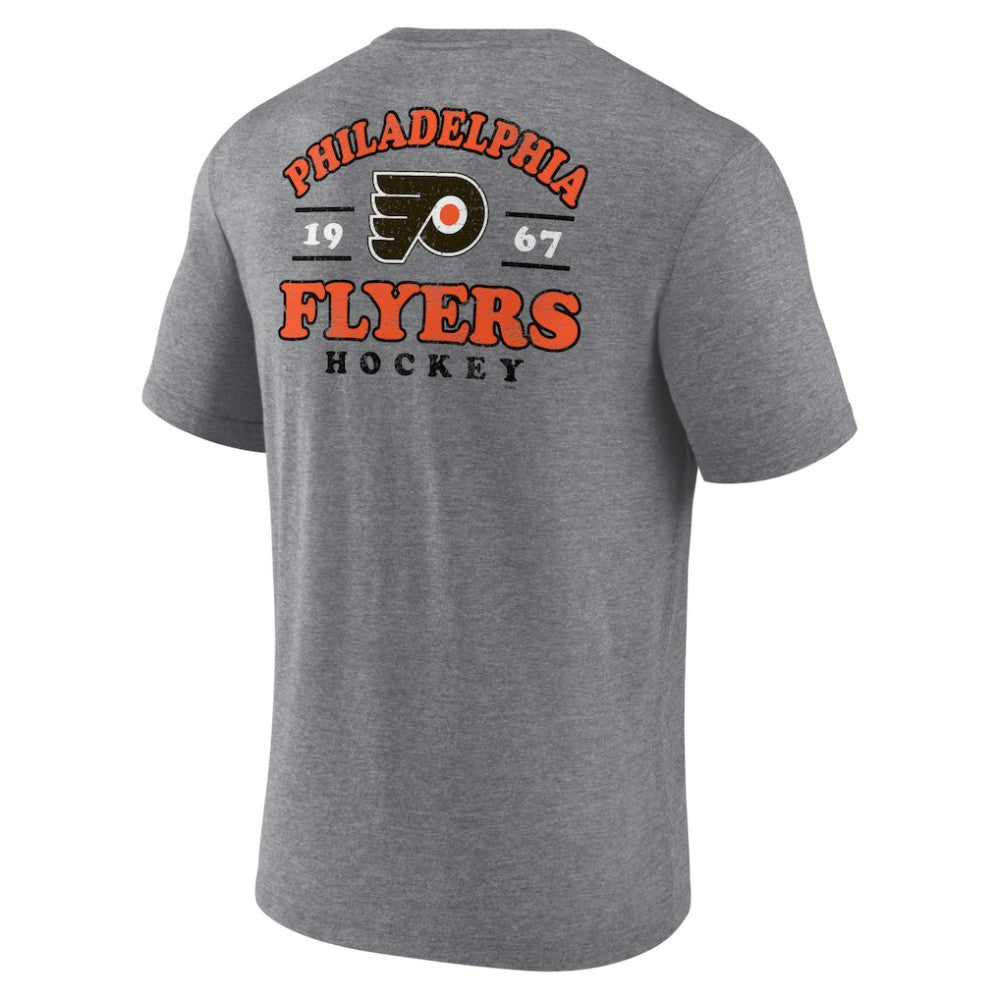 Philadelphia Flyers - Winger Tri-Blend T-Shirt Heather Gray