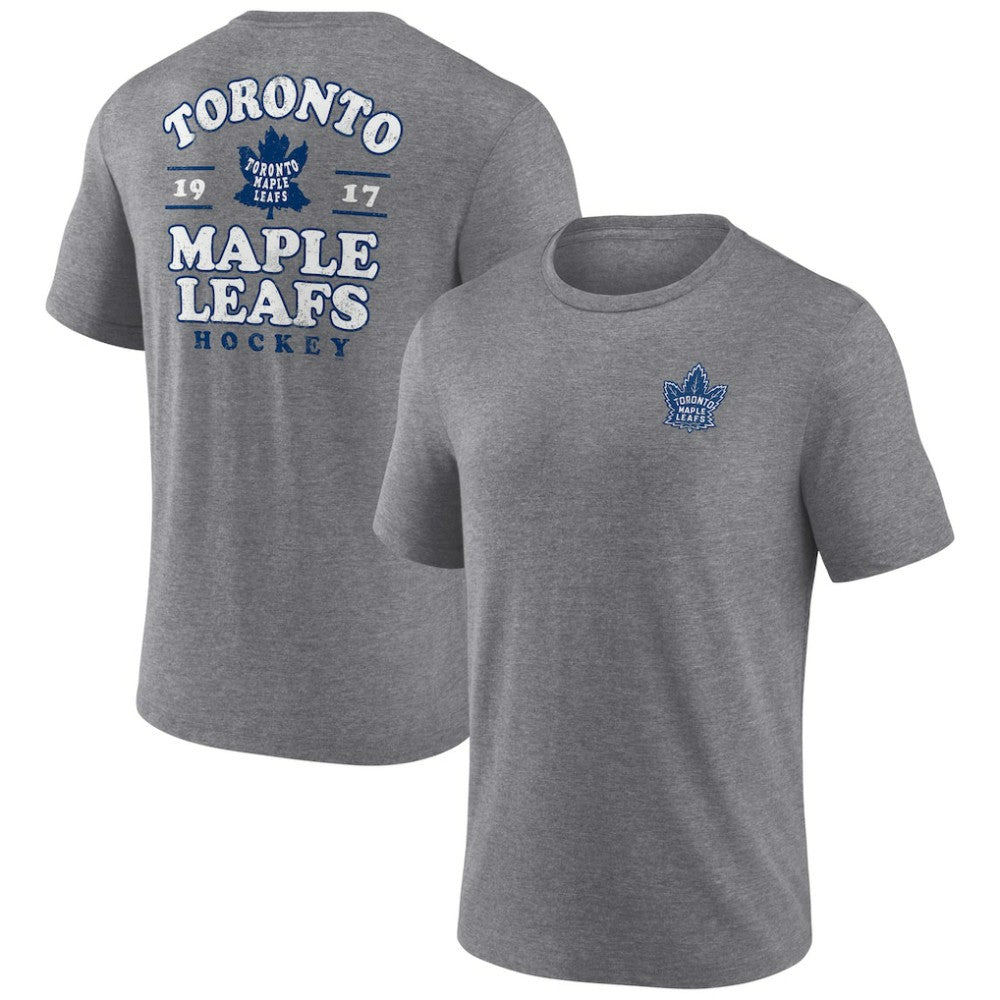 Toronto Maple Leafs - Winger Tri-Blend T-Shirt Heather Gray