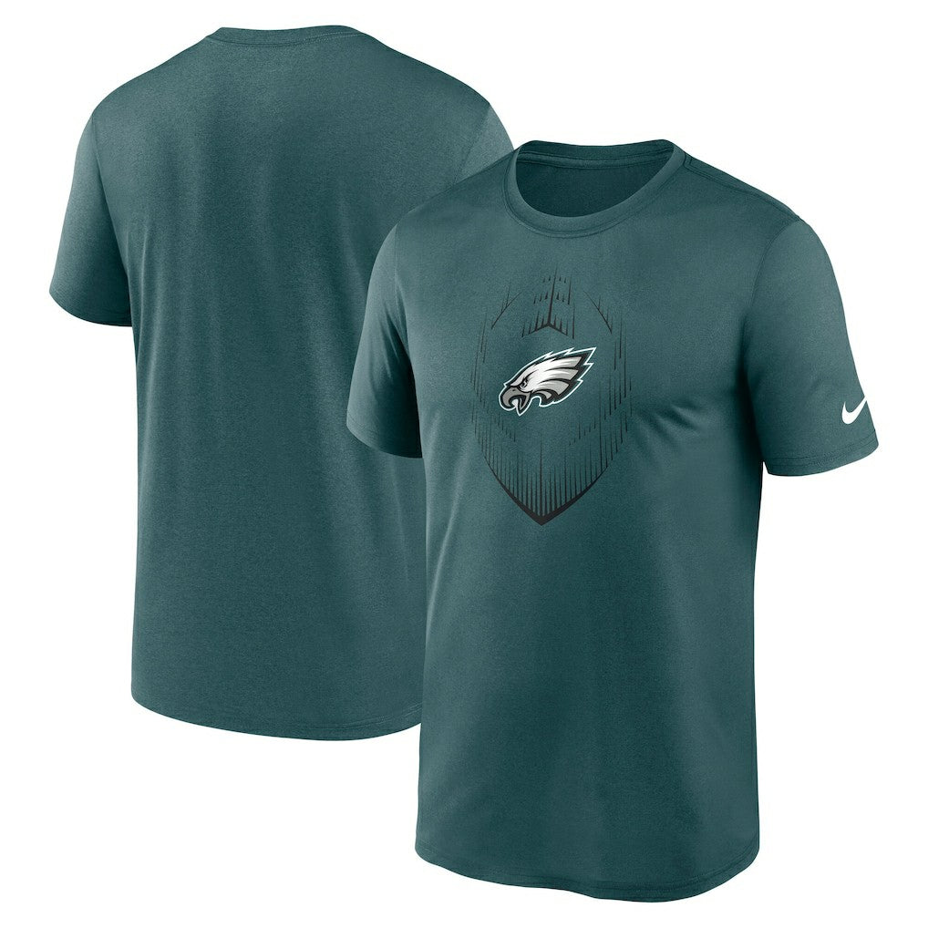 Philadelphia Eagles Big & Tall Blitz Legend Icon T-Shirt Teal - Nike