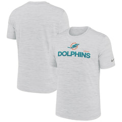 Miami Dolphins Blitz Velocity Modern Dri-FIT T-Shirt Ash - Nike