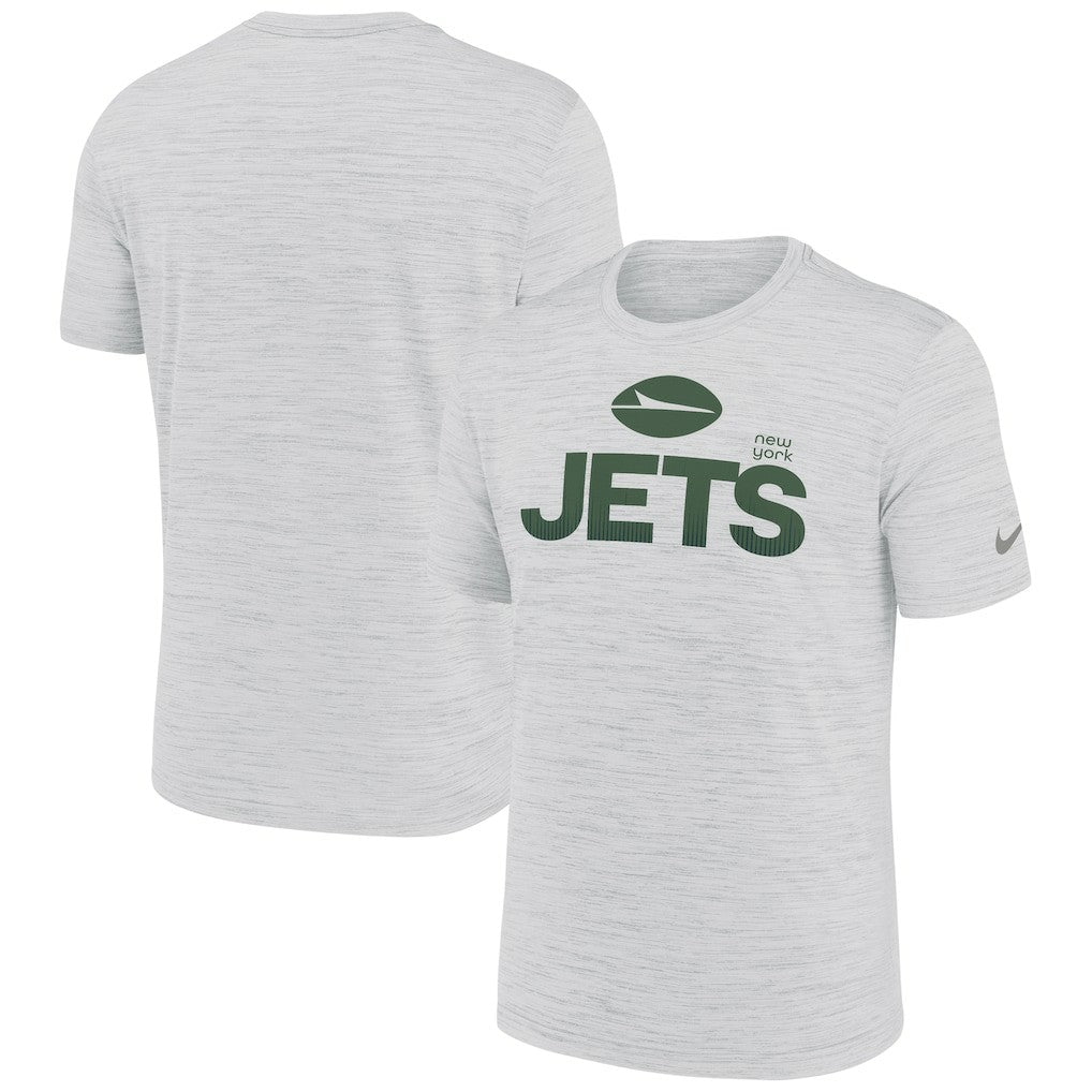 New York Jets Blitz Velocity Modern Dri-FIT T-Shirt Ash - Nike