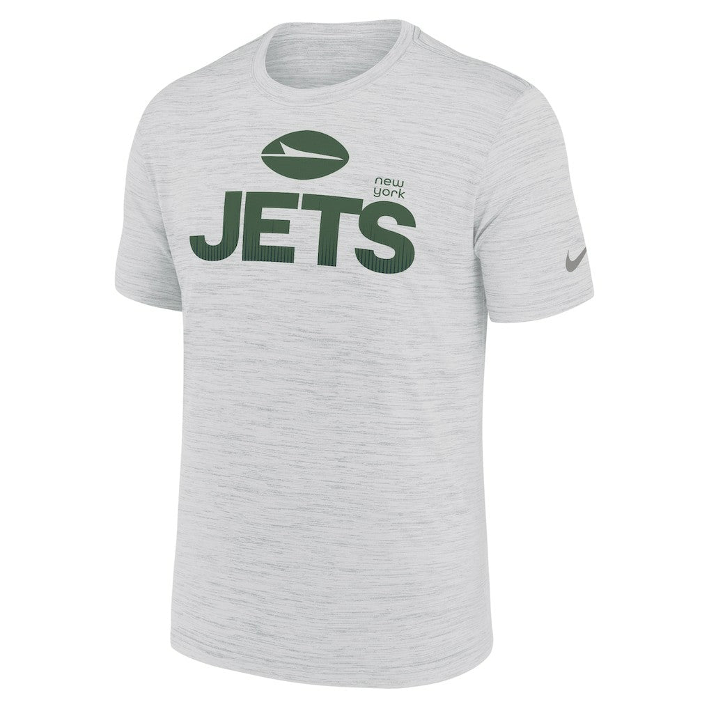 New York Jets Blitz Velocity Modern Dri-FIT T-Shirt Ash - Nike