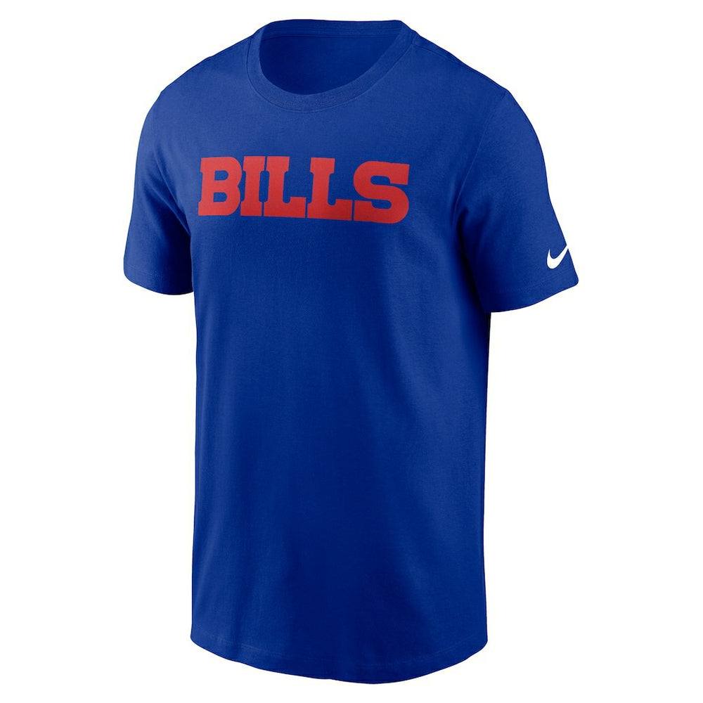 Buffalo Bills Primetime Wordmark Essential T-Shirt Royal - Nike