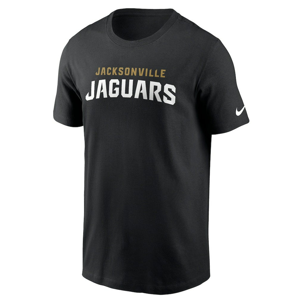 Jacksonville Jaguars Primetime Wordmark Essential T-Shirt Black - Nike