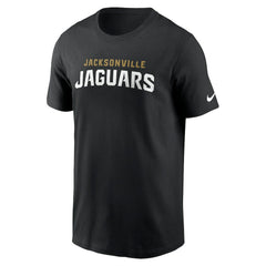 Jacksonville Jaguars Primetime Wordmark Essential T-Shirt Black - Nike
