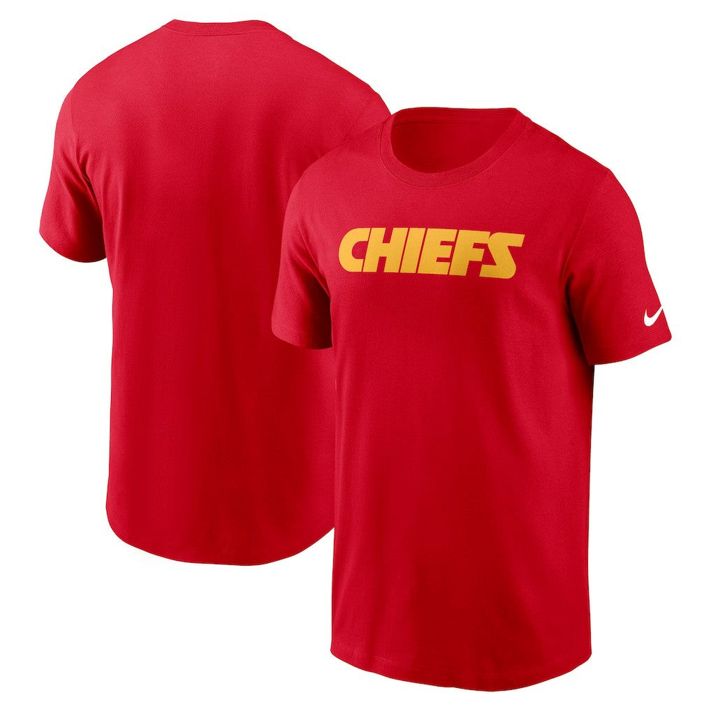 Kansas City Chiefs Primetime Wordmark Essential T-Shirt Red - Nike