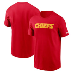 Kansas City Chiefs Primetime Wordmark Essential T-Shirt Red - Nike