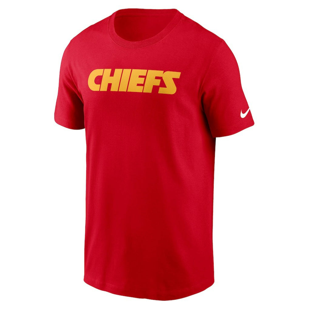 Kansas City Chiefs Primetime Wordmark Essential T-Shirt Red - Nike