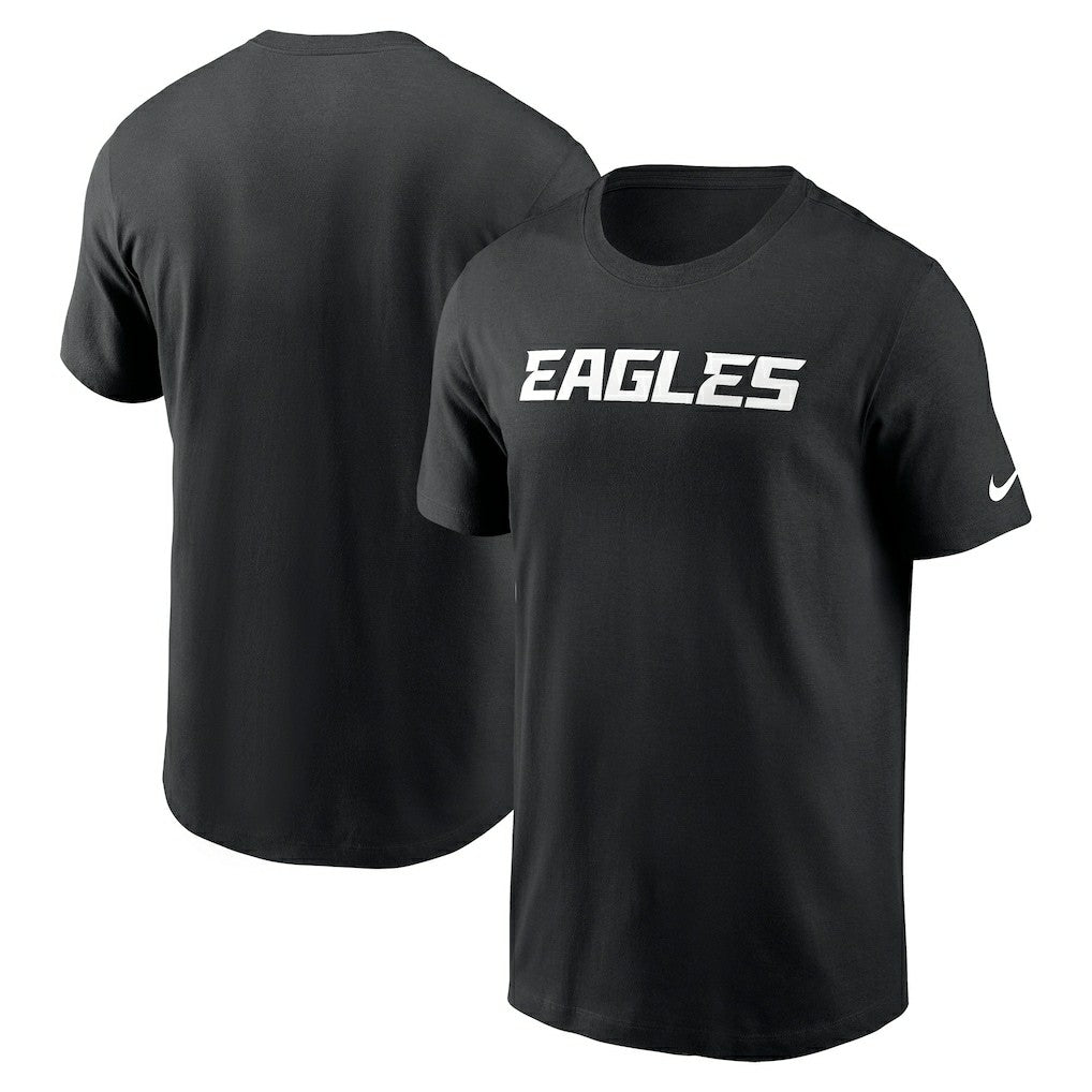 Philadelphia Eagles Primetime Wordmark Essential T-Shirt Black - Nike