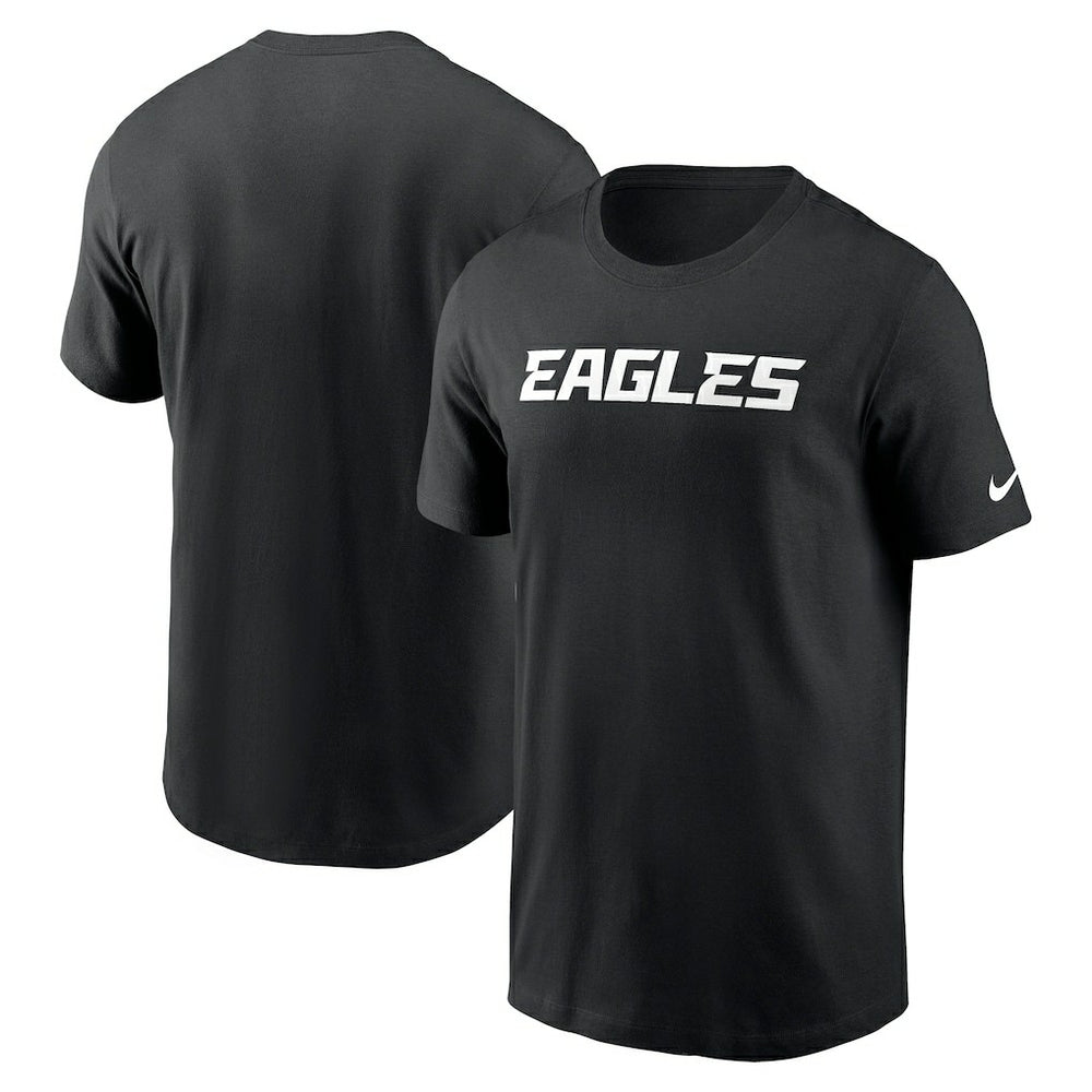 Philadelphia Eagles Primetime Wordmark Essential T-Shirt Black - Nike