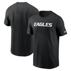 Philadelphia Eagles Primetime Wordmark Essential T-Shirt Black - Nike