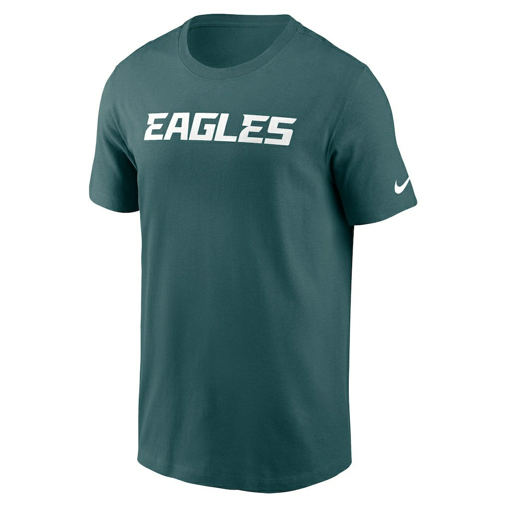 Philadelphia Eagles Primetime Wordmark Essential T-Shirt Midnight Green - Nike