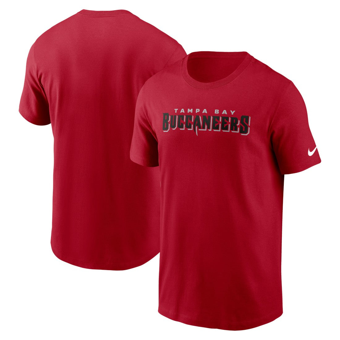 Tampa Bay Buccaneers Primetime Wordmark Essential T-Shirt Red - Nike