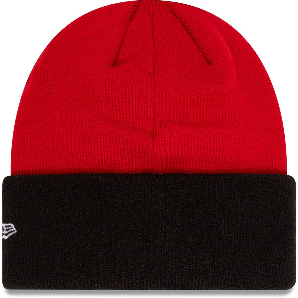 New Era AC Milan New Era Youth Wordmark Cuffed Knit Hat - Red