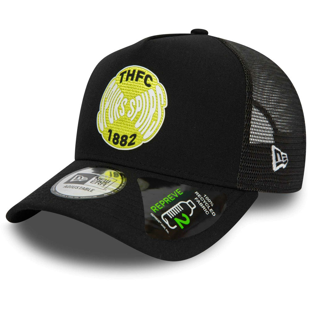 New Era Tottenham Hotspur New Era Repreve E-Frame Adjustable Trucker Hat - Black