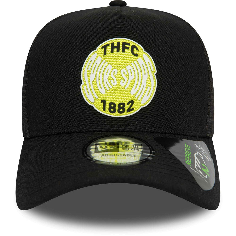 New Era Tottenham Hotspur New Era Repreve E-Frame Adjustable Trucker Hat - Black