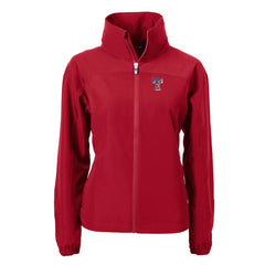 Texas Rangers Cutter & Buck Women's Charter Eco Recycled Full-Zip Jacket On Sale