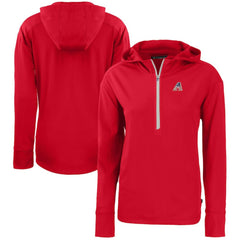 Arizona Diamondbacks Cutter & Buck Women's Daybreak Eco Recycled Half-Zip Hoodie Clearance