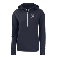 Detroit Tigers Cutter & Buck Women's Daybreak Eco Recycled Half-Zip Hoodie for sale