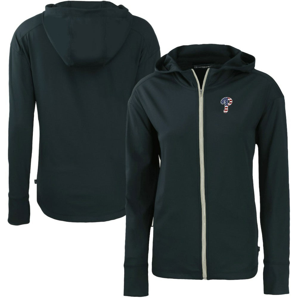 Philadelphia Phillies Cutter & Buck Women's Daybreak Eco Recycled Full-Zip Hoodie Online