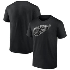 Detroit Red Wings - Iced Out T-Shirt Black