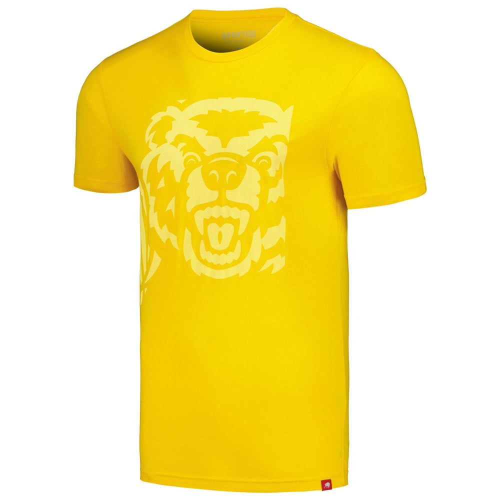NBA - Memphis Grizzlies Sportiqe Unisex Bear Baller Tri-Blend Comfy T-Shirt - Gold